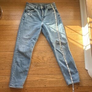 American Eagle Outfitters Light Blue Straight Leg Jeans